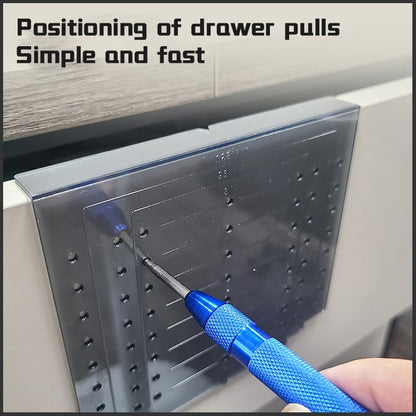 🔥 SALE - Cabinet & Drawer Handle Drill Mounting Template