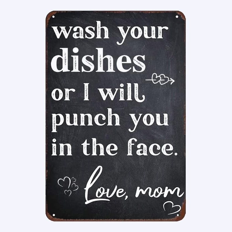 "Love, Mom" Decorative Plaque