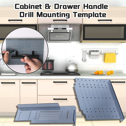 🔥 SALE - Cabinet & Drawer Handle Drill Mounting Template